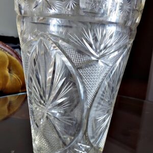 VENDIDO Florero de cristal