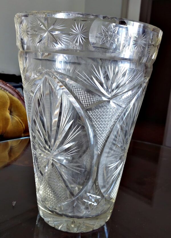VENDIDO Florero de cristal