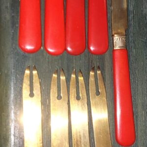 Cubiertos de malaquita